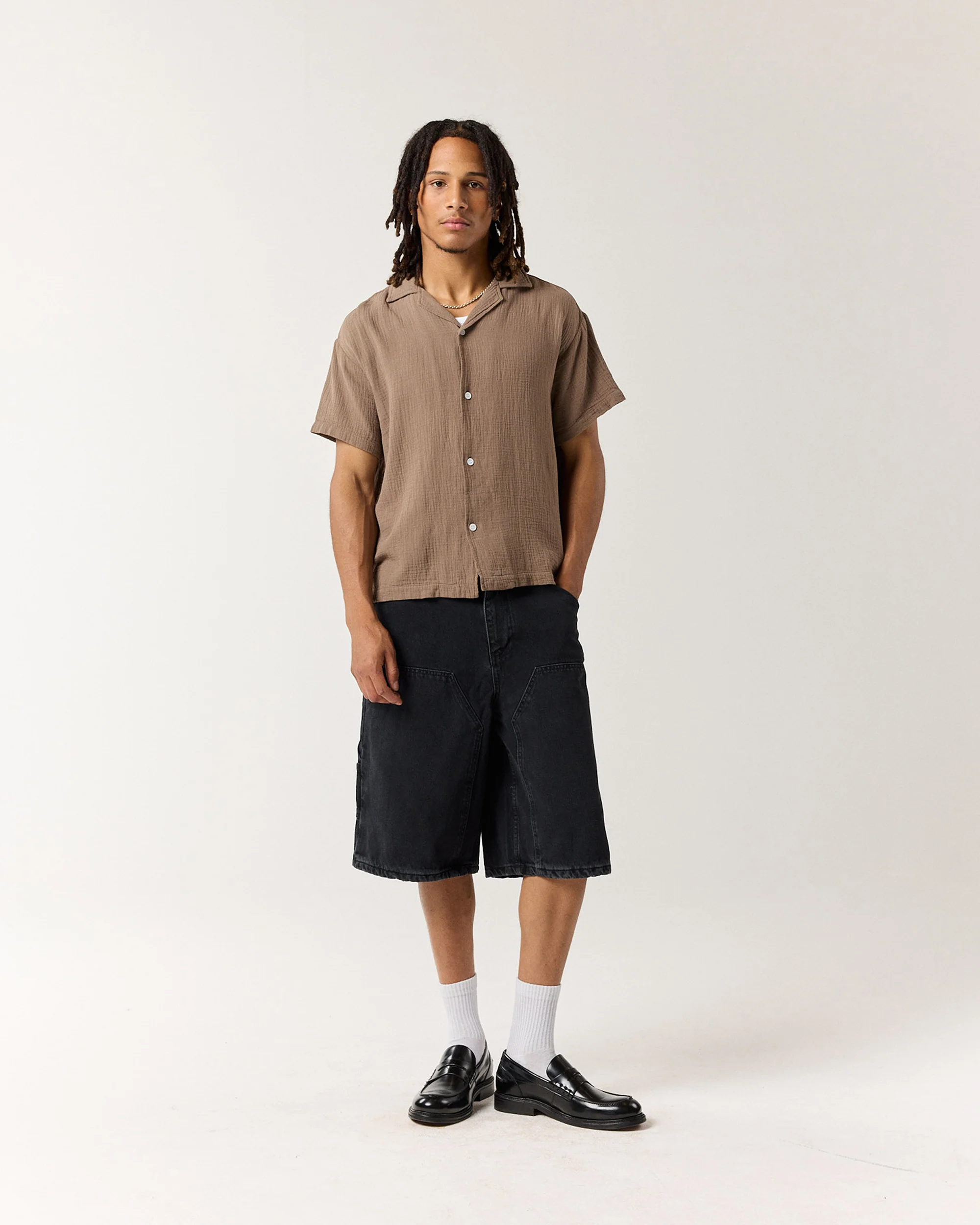 Carpenter Short - Washed Black - Image 3