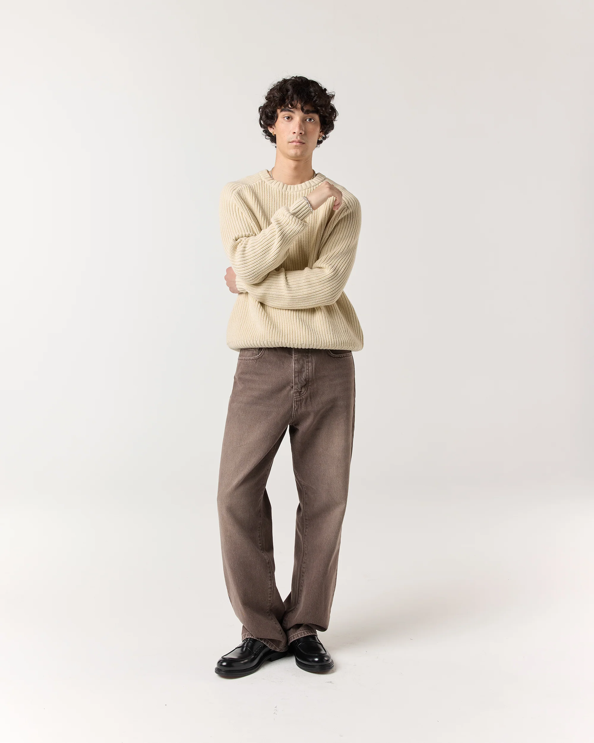 Classic Jeans - Washed Brown - Image 3