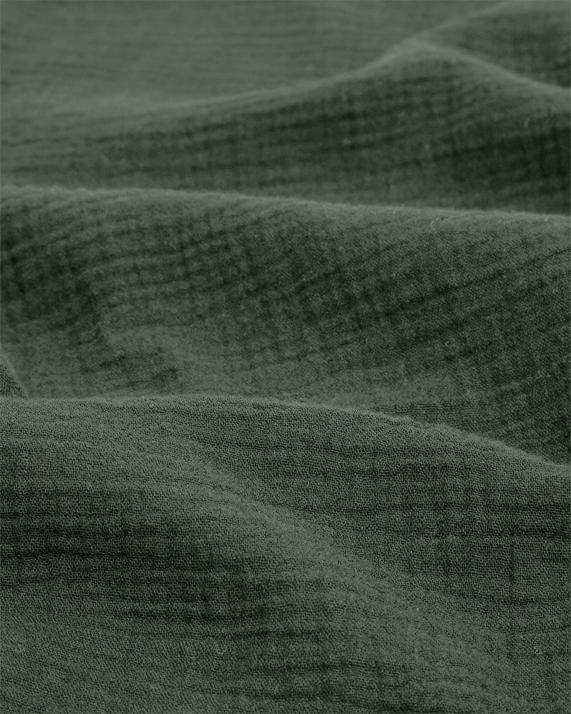 Long Sleeve Crinkle Shirt - Sage Green - Image 4