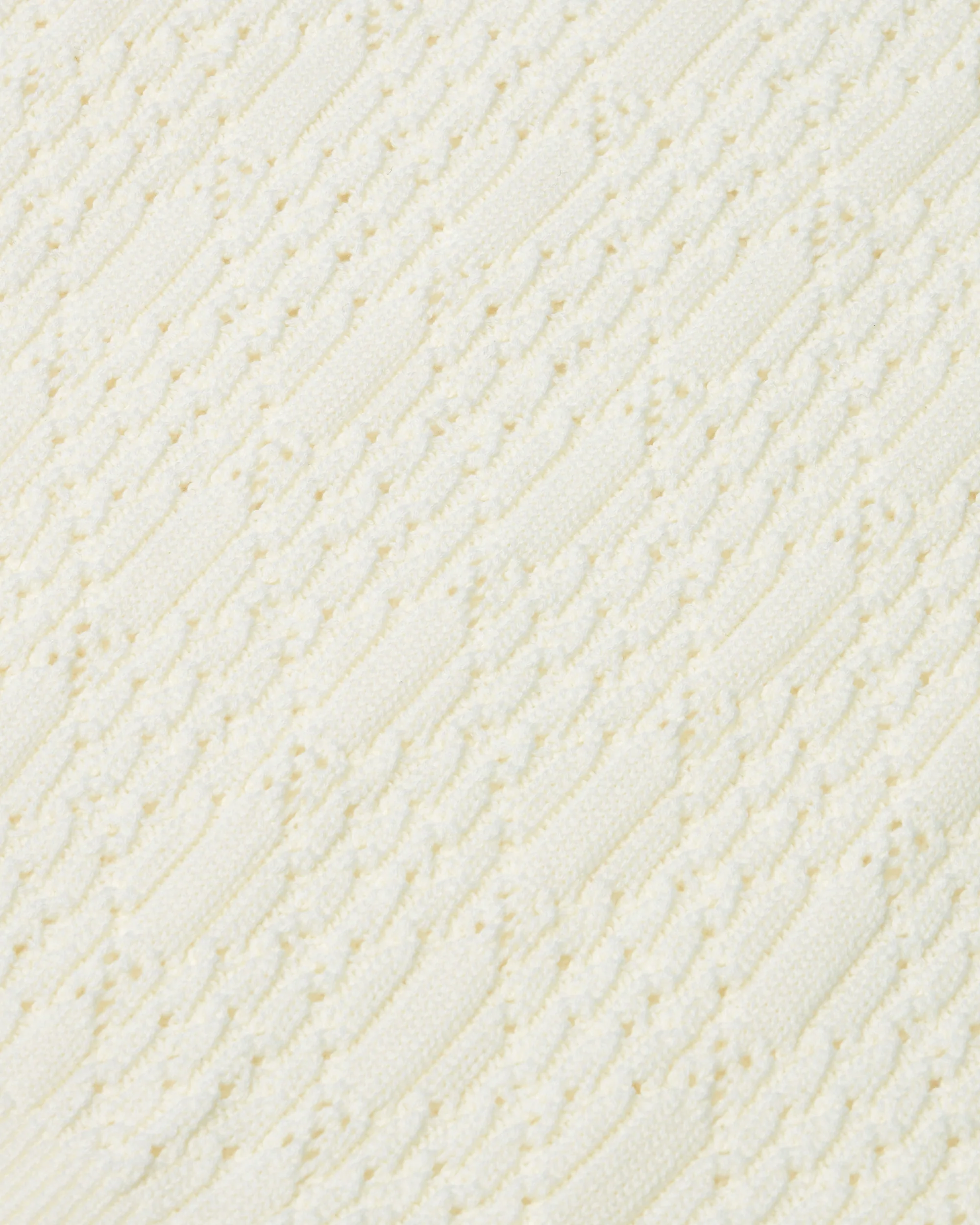 Diamond Knit Polo - Ivory - Image 4