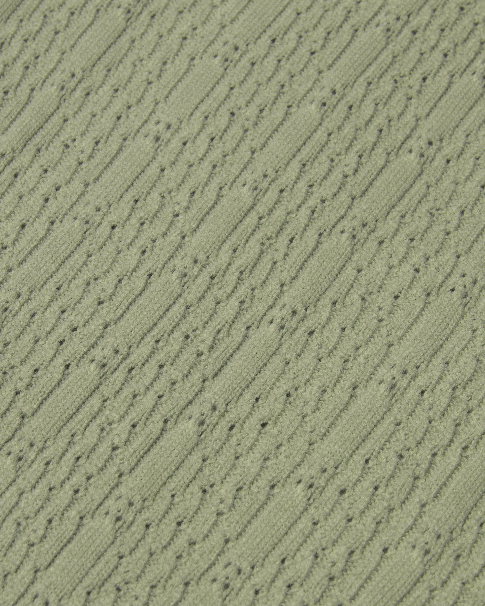 Diamond Knit Polo - Olive - Image 4