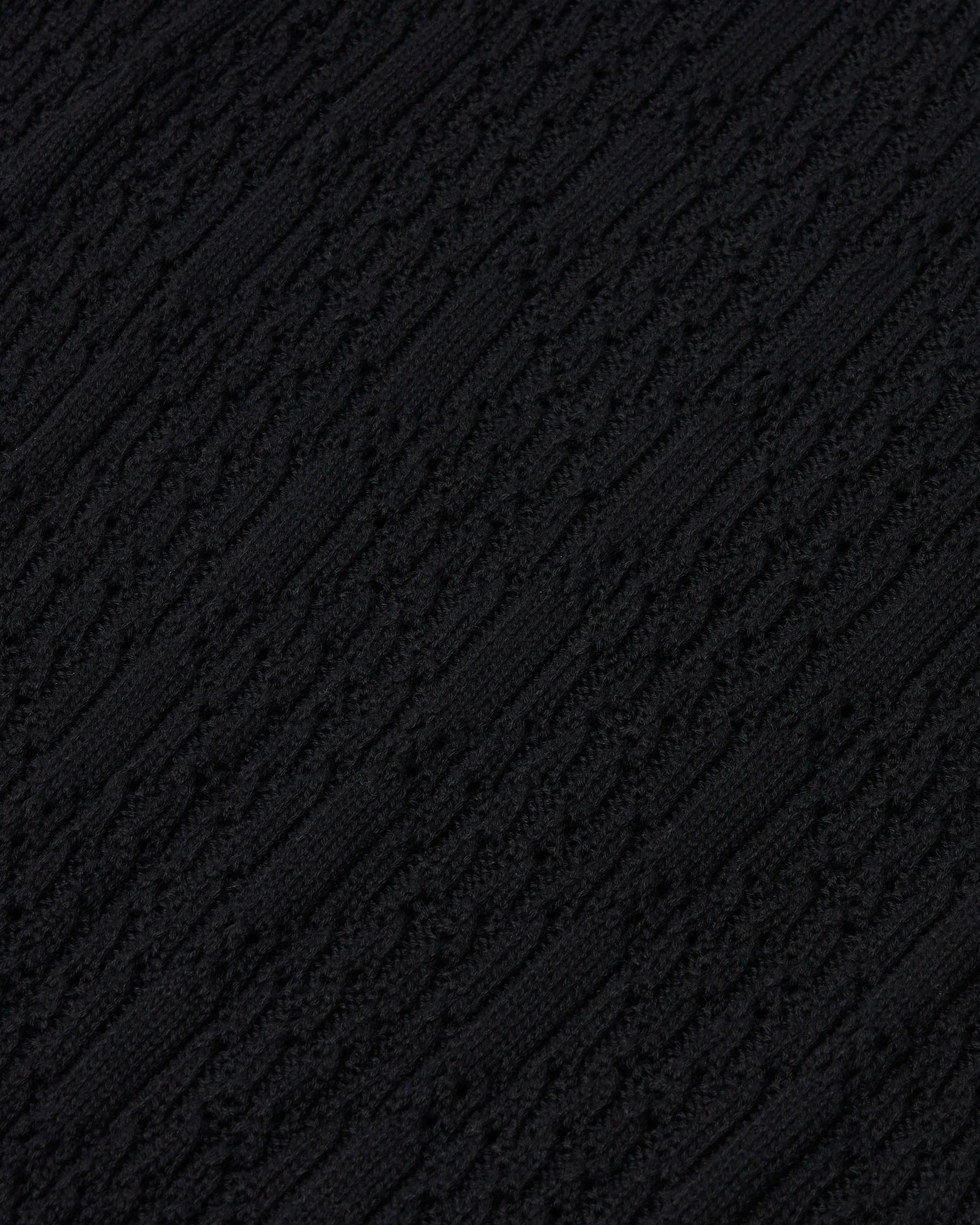 Diamond Knit Vest - Black - Image 4