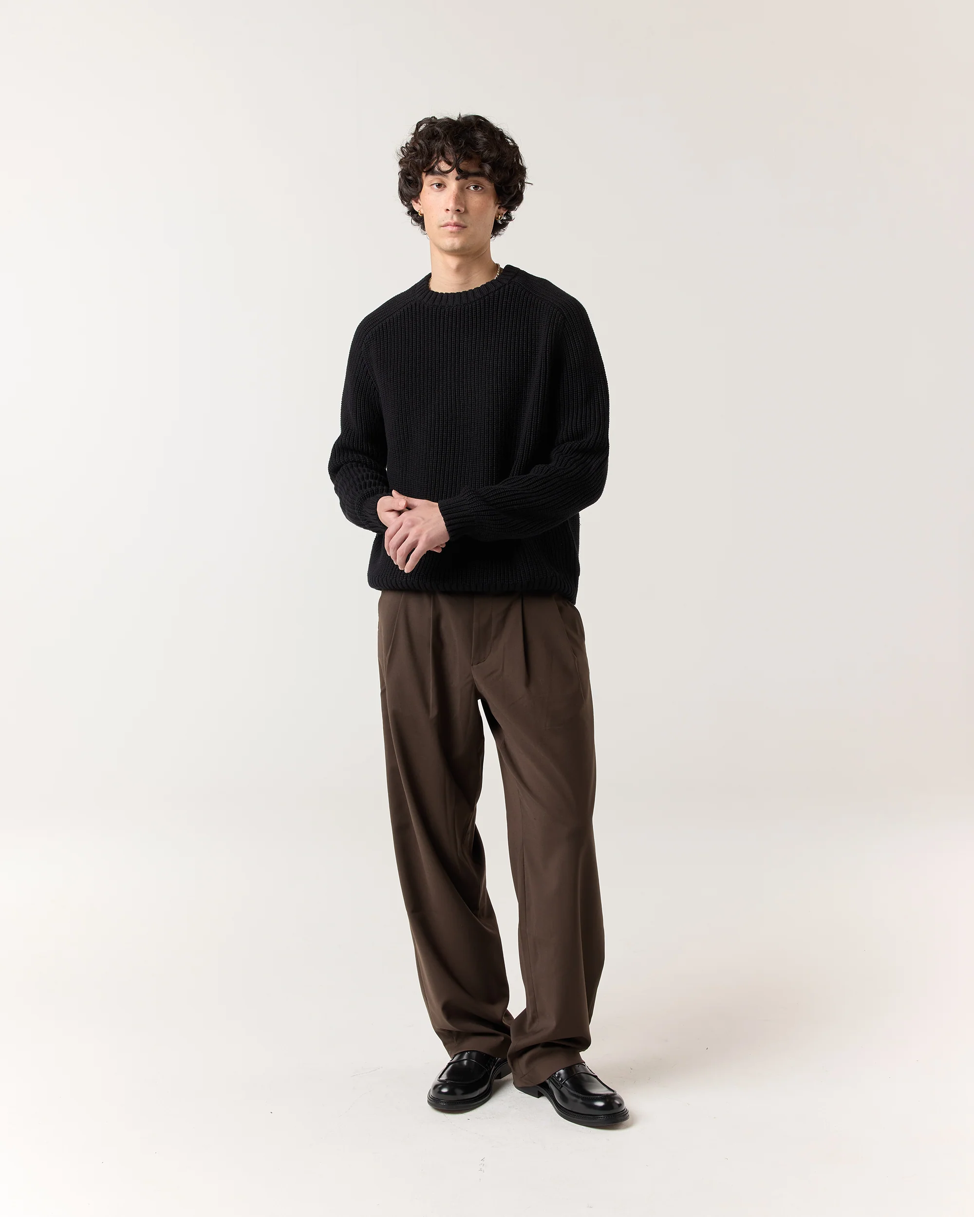 Everyday Fisherman Sweater - Black - Image 3