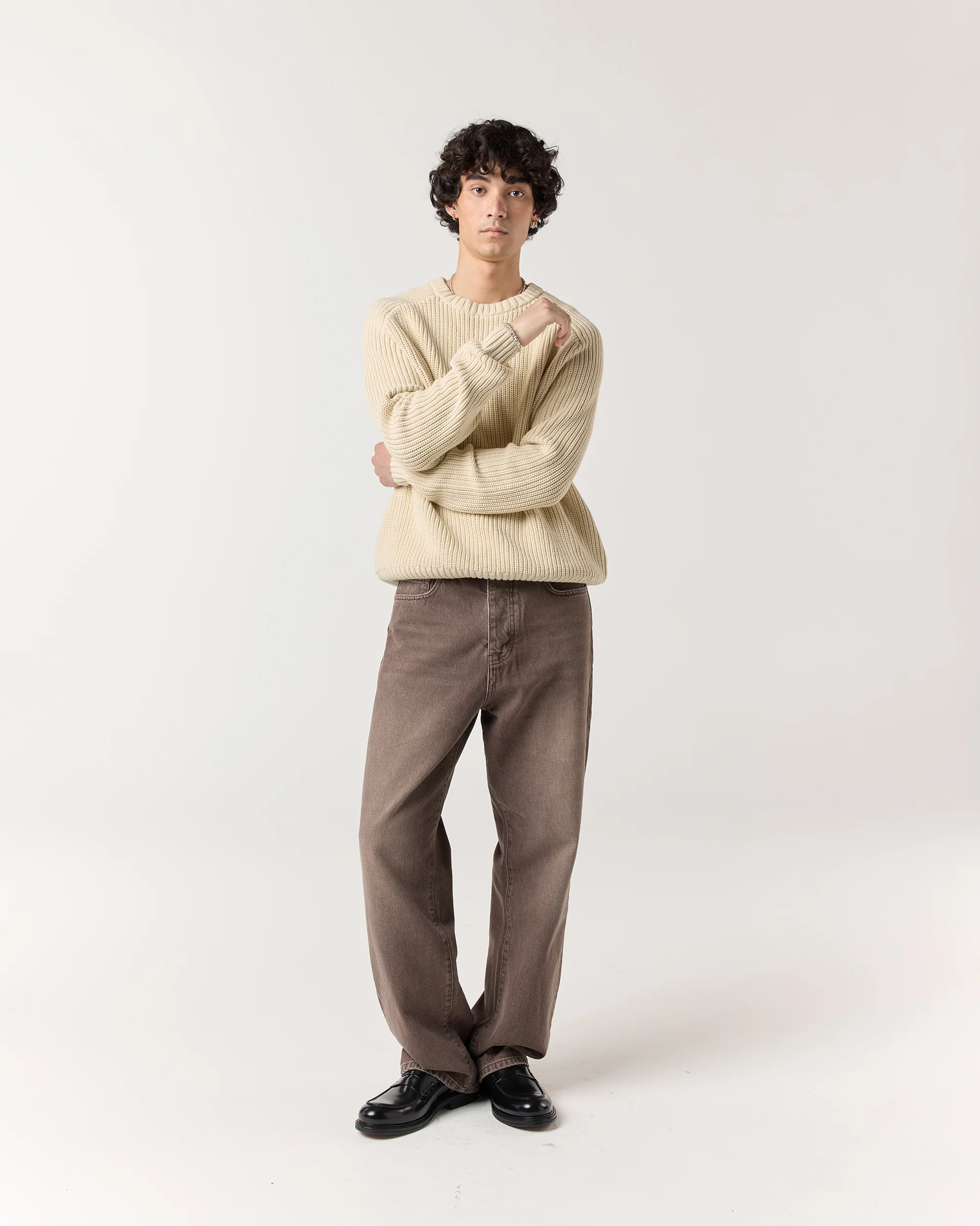 Everyday Fisherman Sweater - Stone - Image 3
