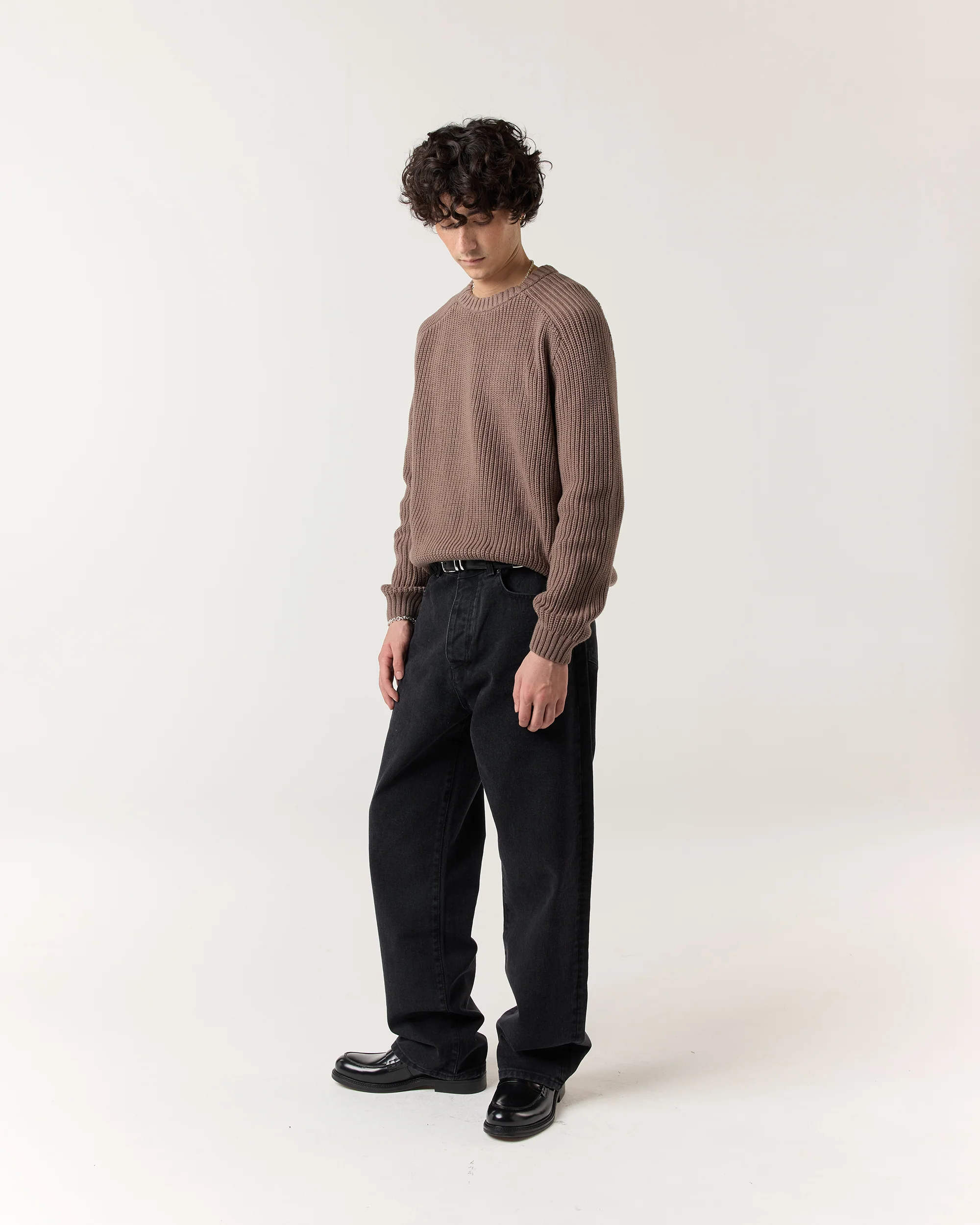 Everyday Fisherman Sweater - Walnut - Image 3