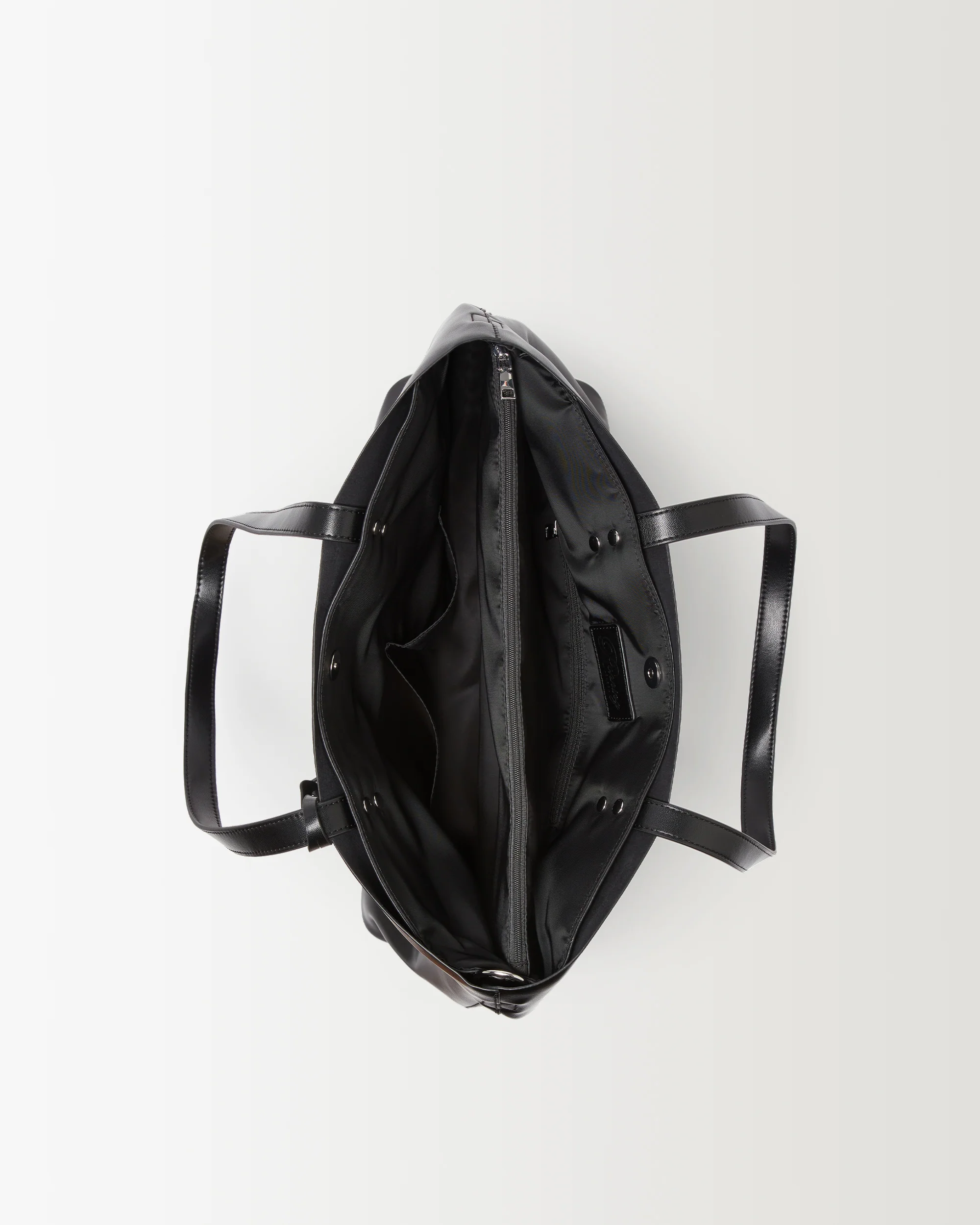 Everyday Leather Bag - Black - Image 5