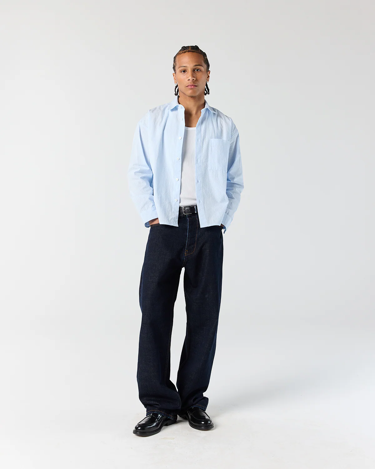 Everyday Shirt - Baby Blue Seersucker - Image 5