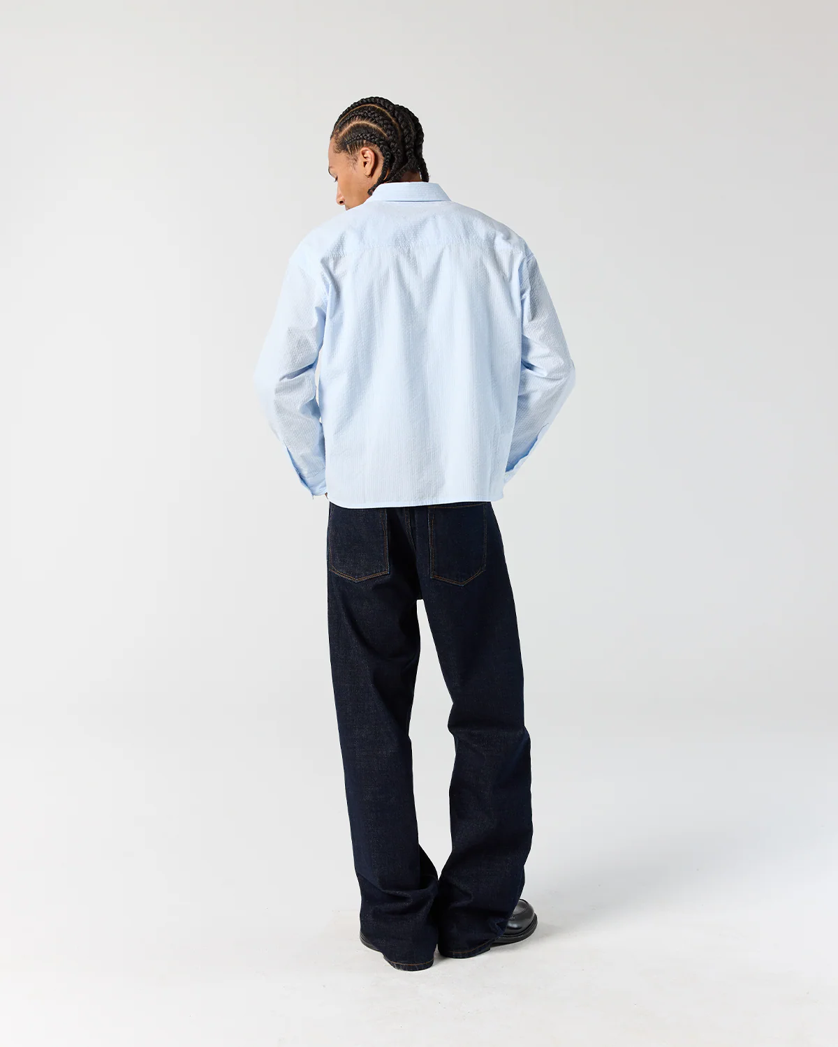 Everyday Shirt - Baby Blue Seersucker - Image 6