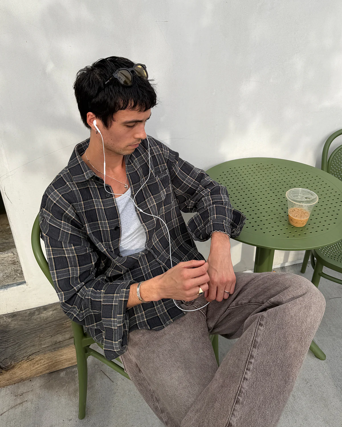 Everyday Shirt - Slate Grey Check - Image 6