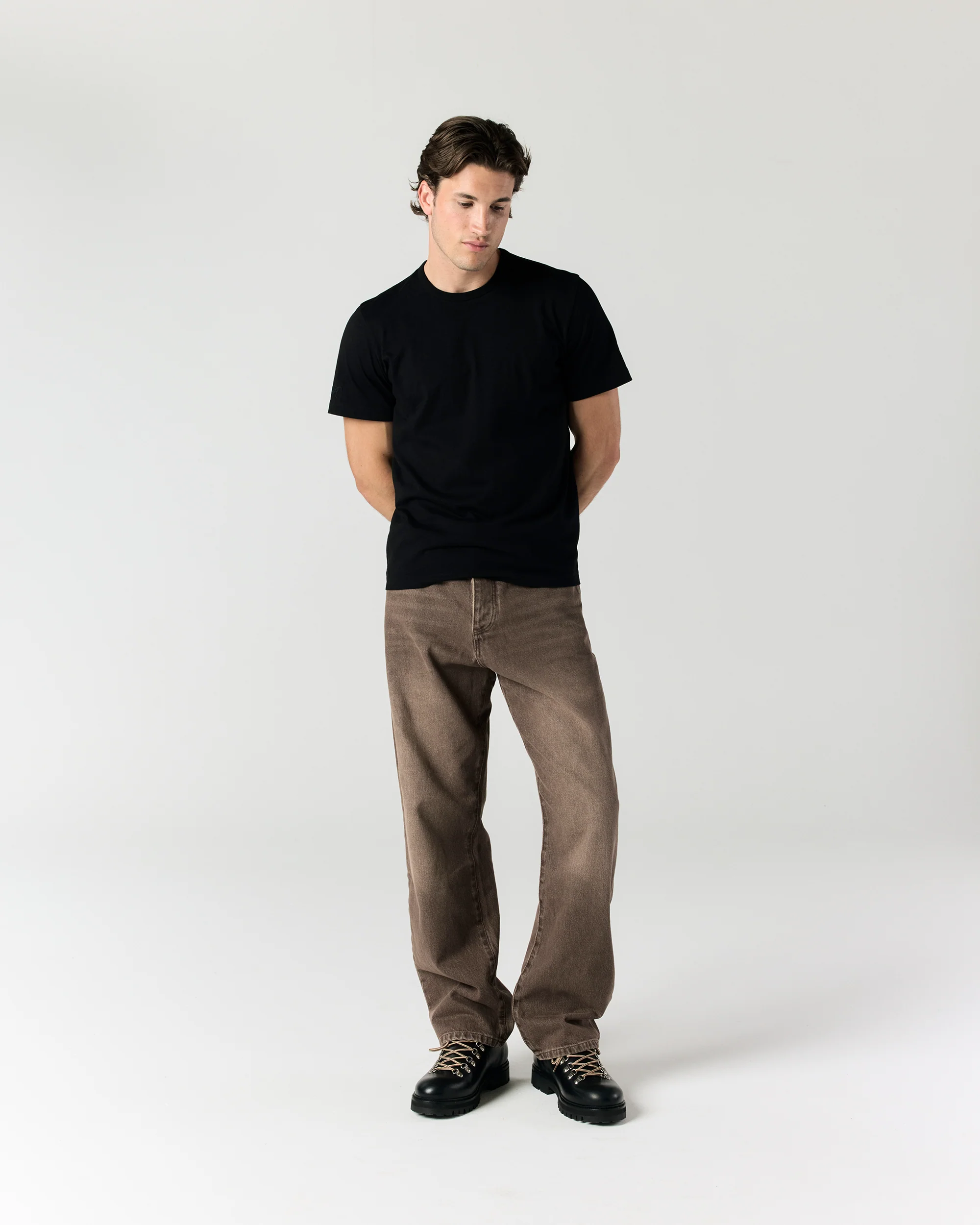 Everyday Slub Tee - Black - Image 3
