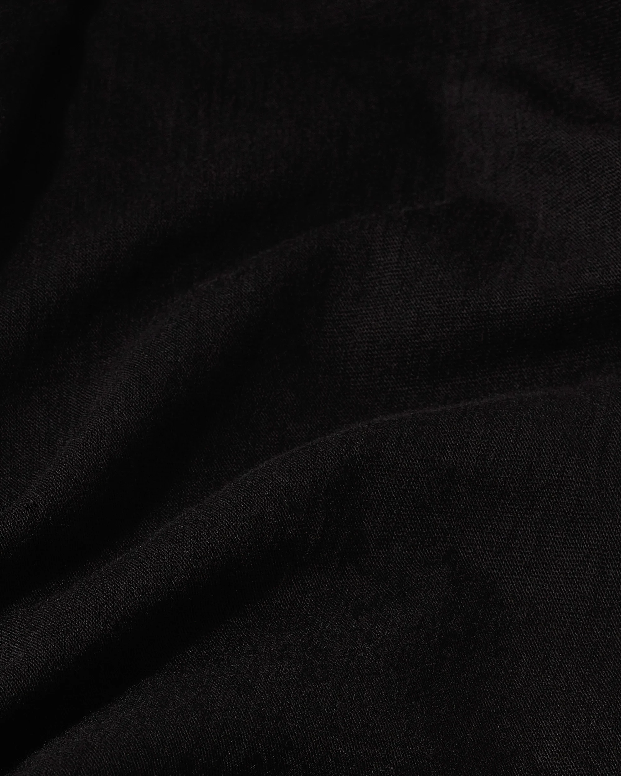 Everyday Slub Tee - Black - Image 4