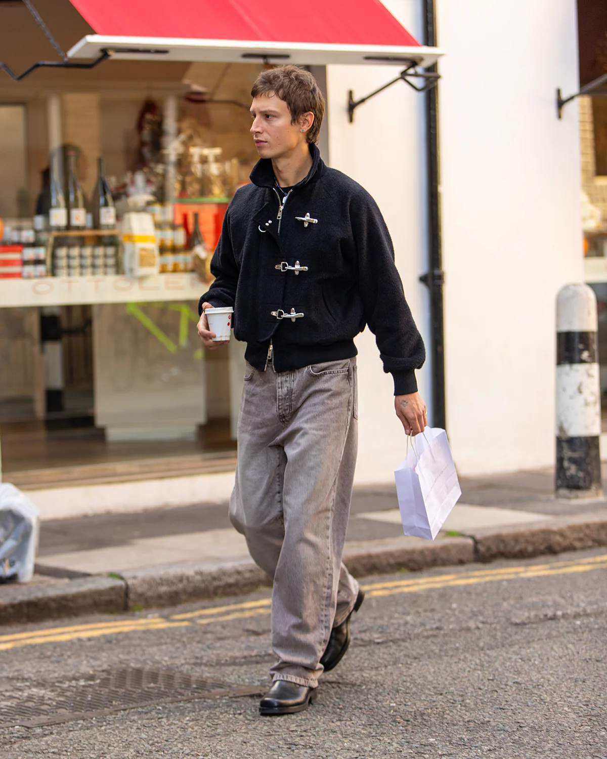 Fireman Clasp Jacket - Black - Image 5