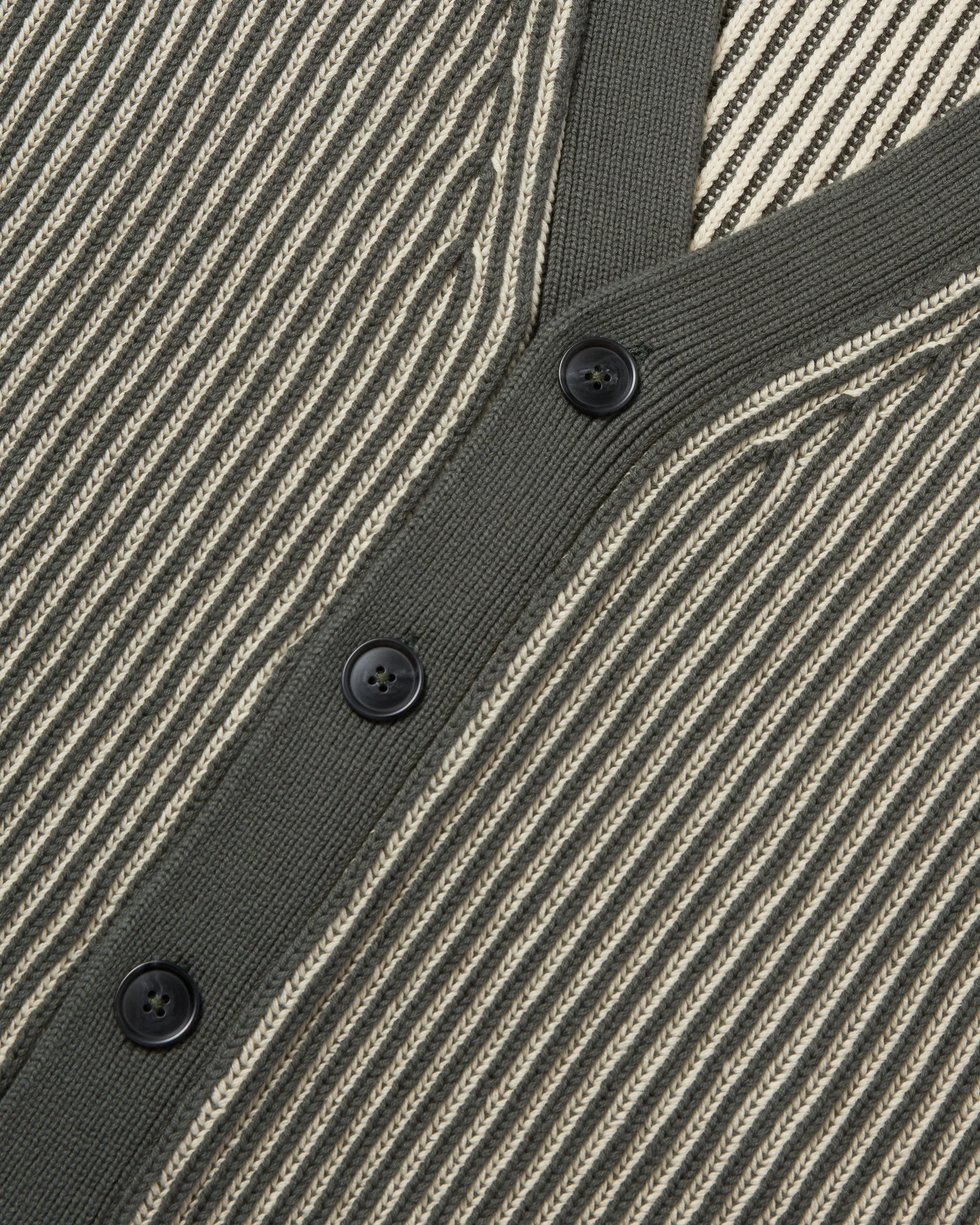 Fisherman Cardigan - Sage/Stone - Image 4