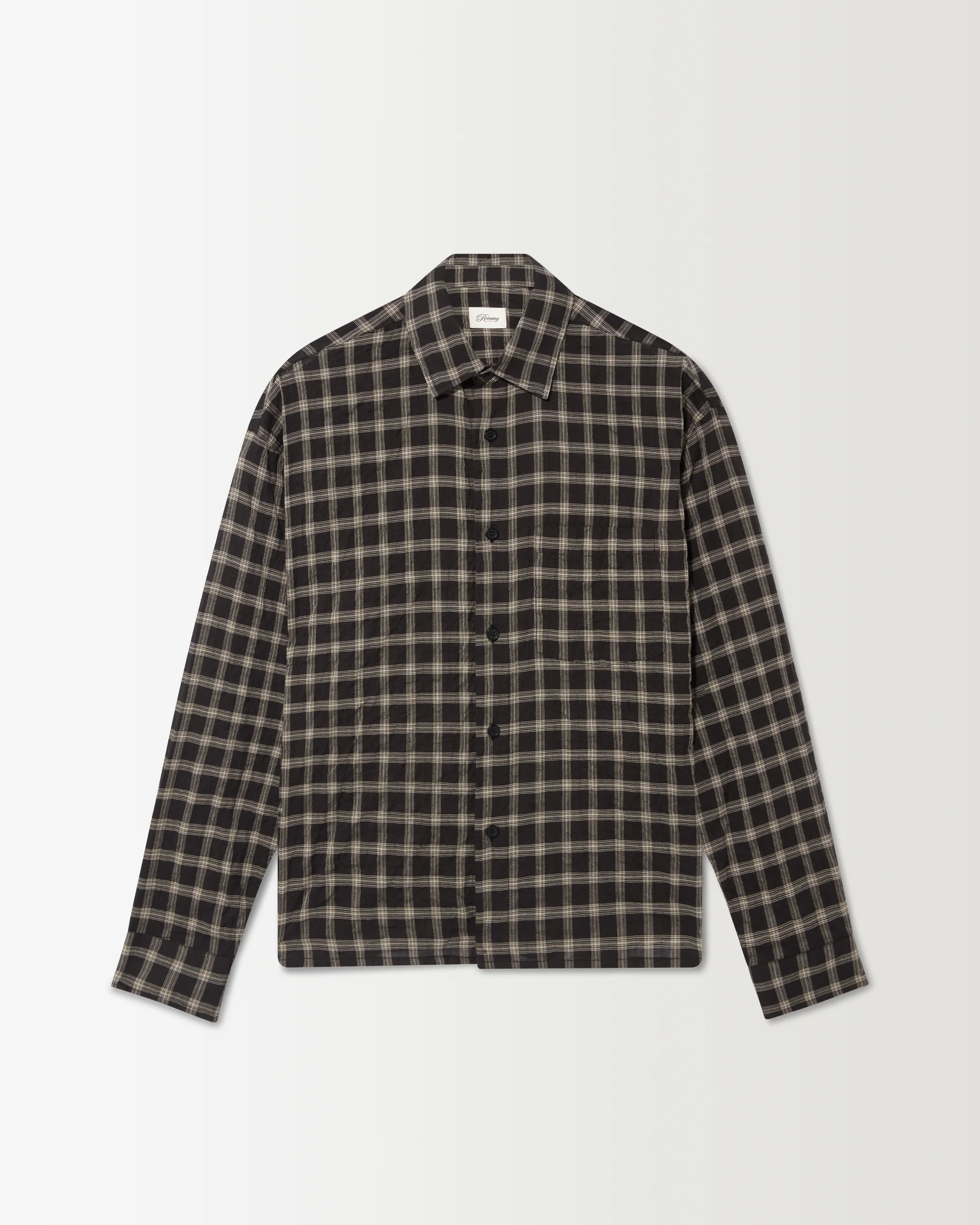 Japanese Shirt - Black Check - Image 3