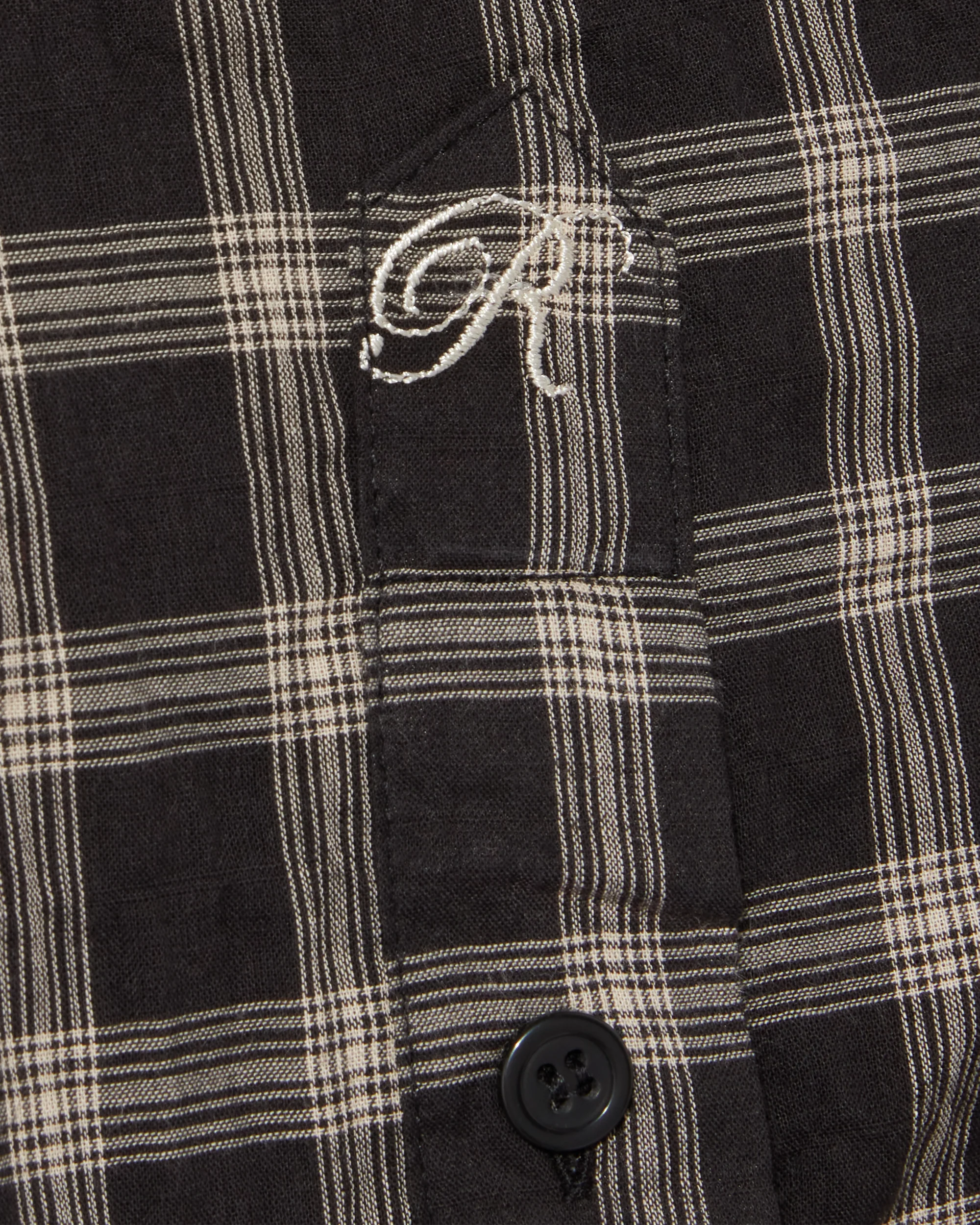 Japanese Shirt - Black Check - Image 8