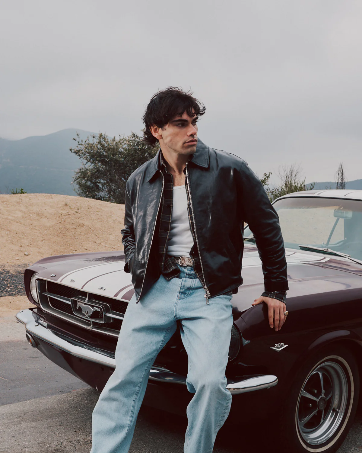Leather Jacket - Jet Black - Image 6