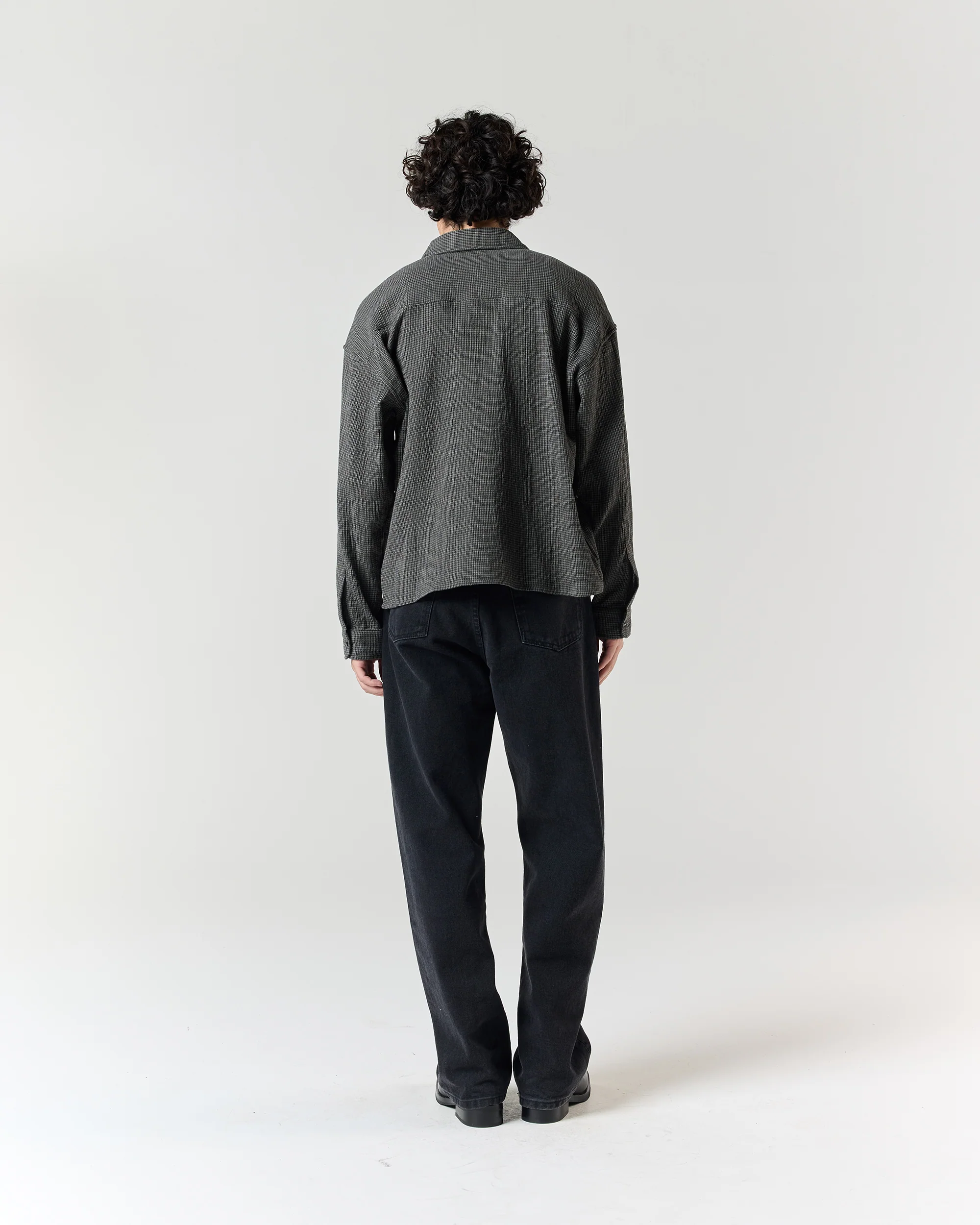 Everyday Shirt - Black Mini Check - Image 4