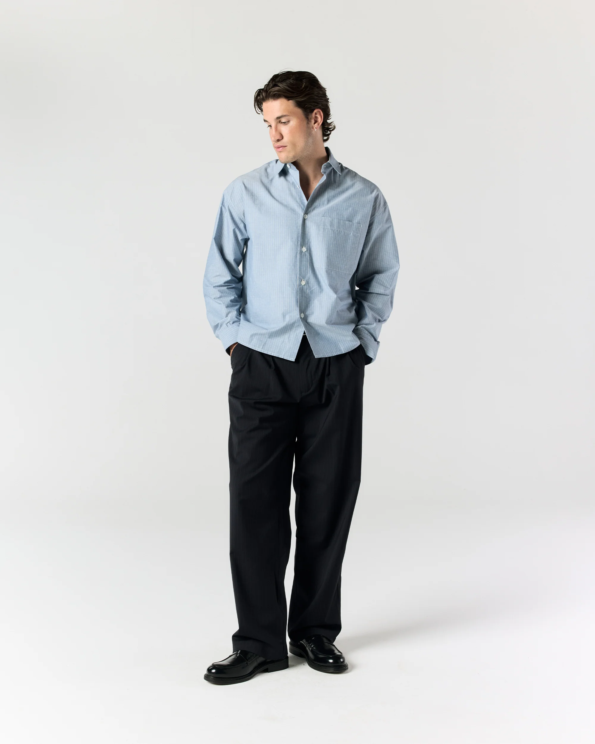 Everyday Shirt - Blue Stripe - Image 3