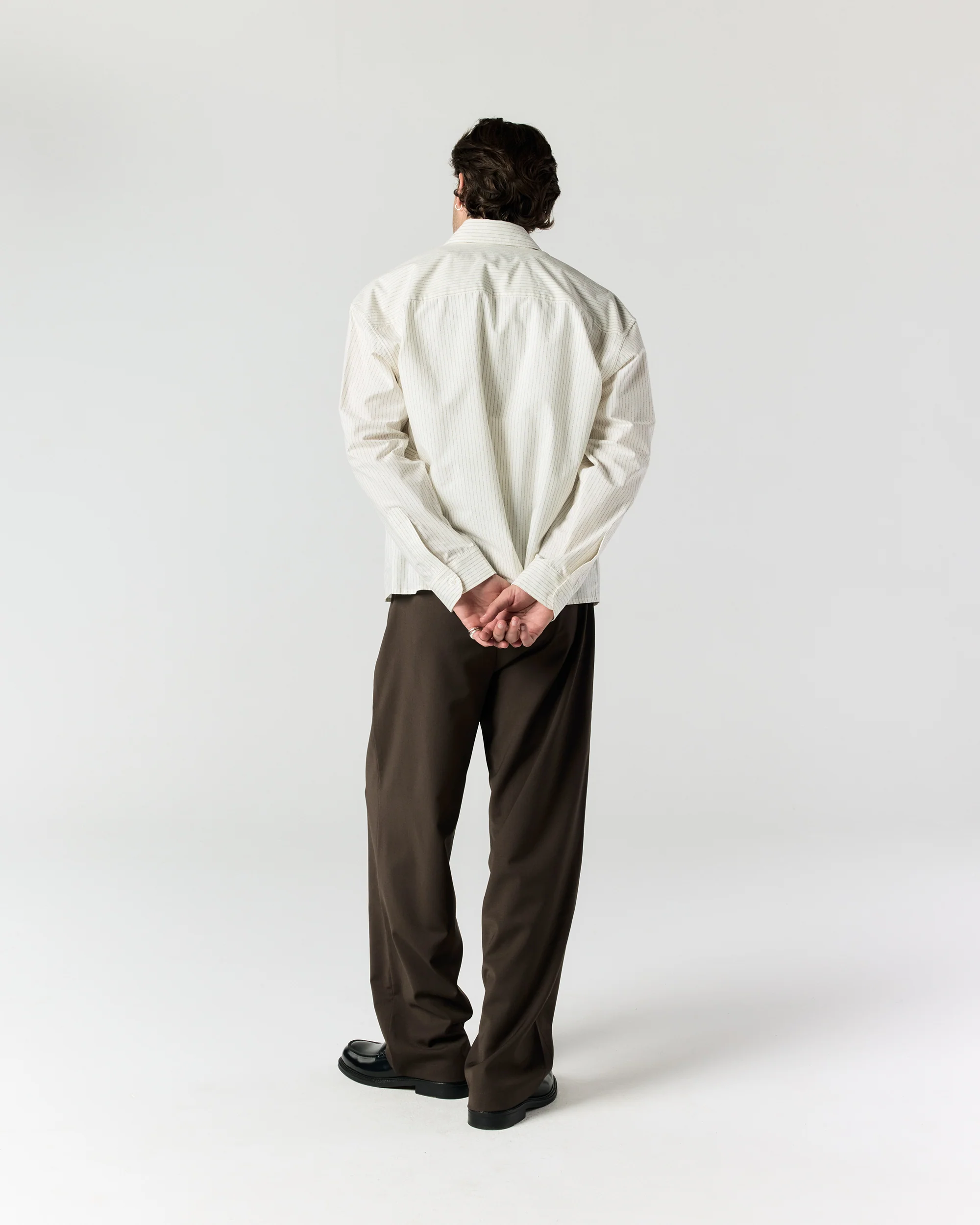 Everyday Shirt - Cream Stripe - Image 6