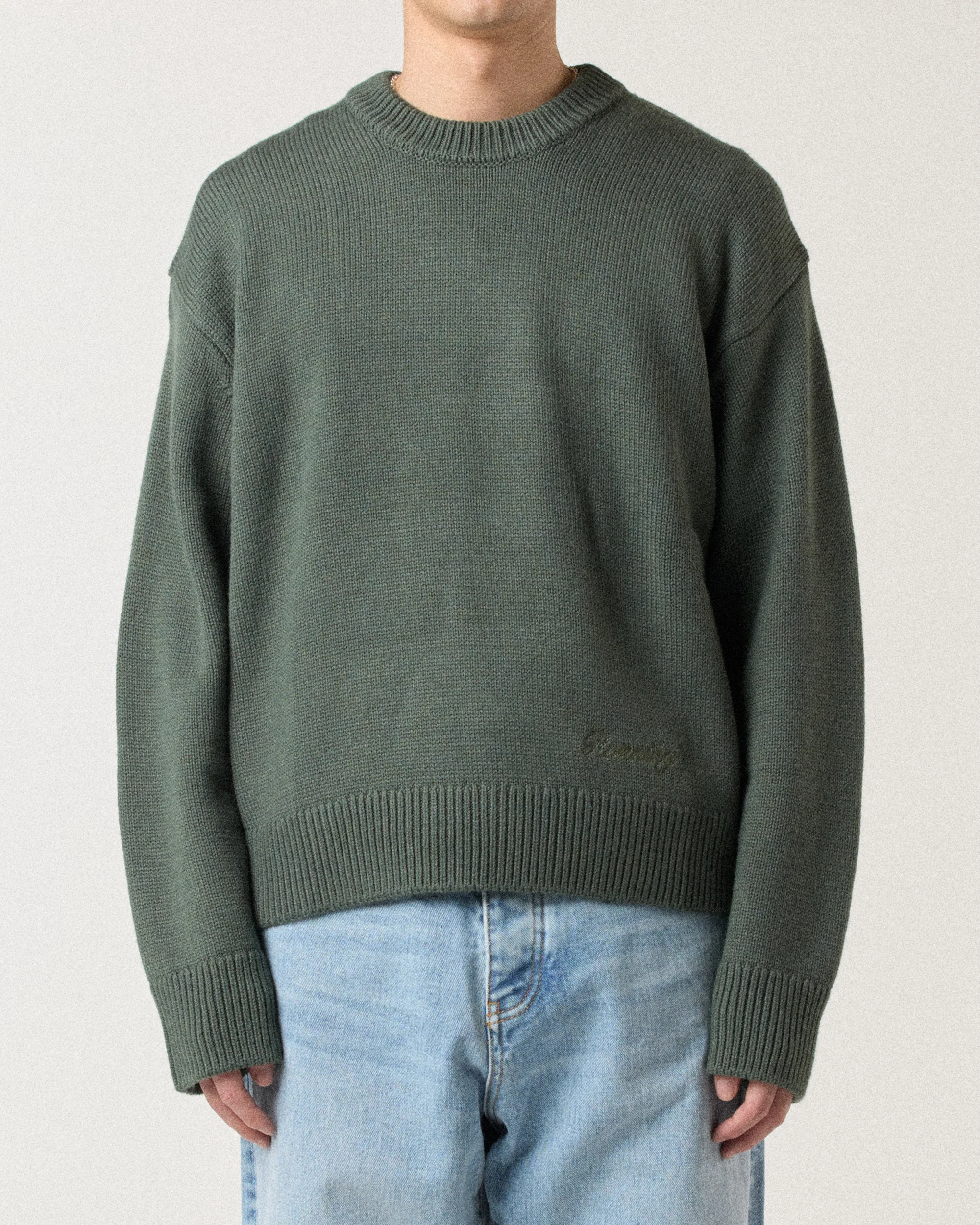 Merino R Knit - Sage Green - Image 3