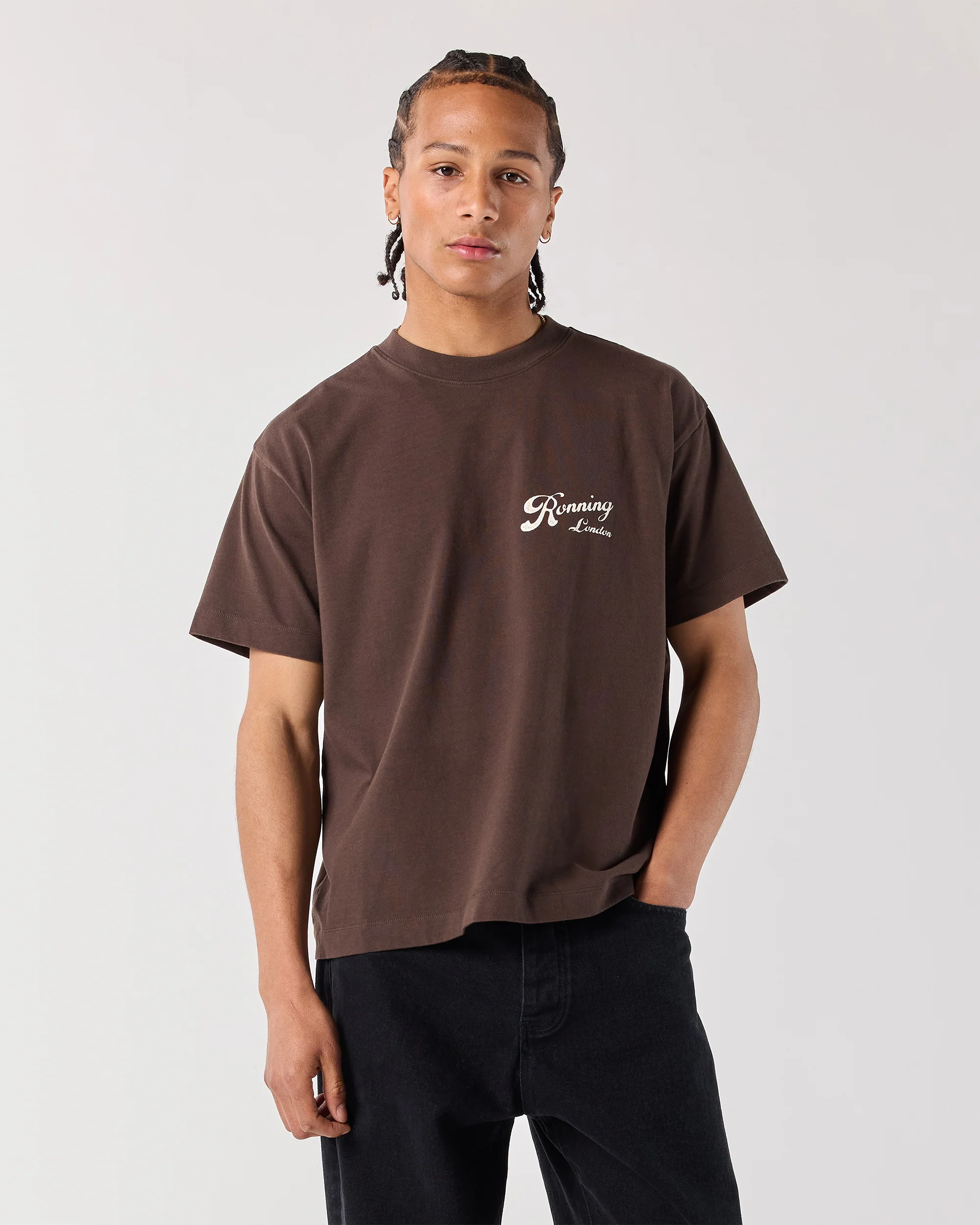 Records Tee - Mocha Brown - Image 3
