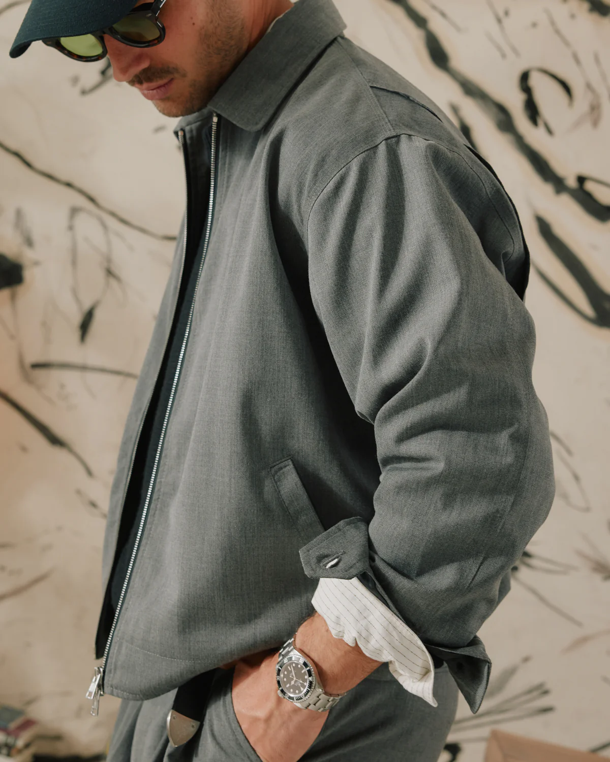 Service Jacket - Charcoal Grey - Image 6