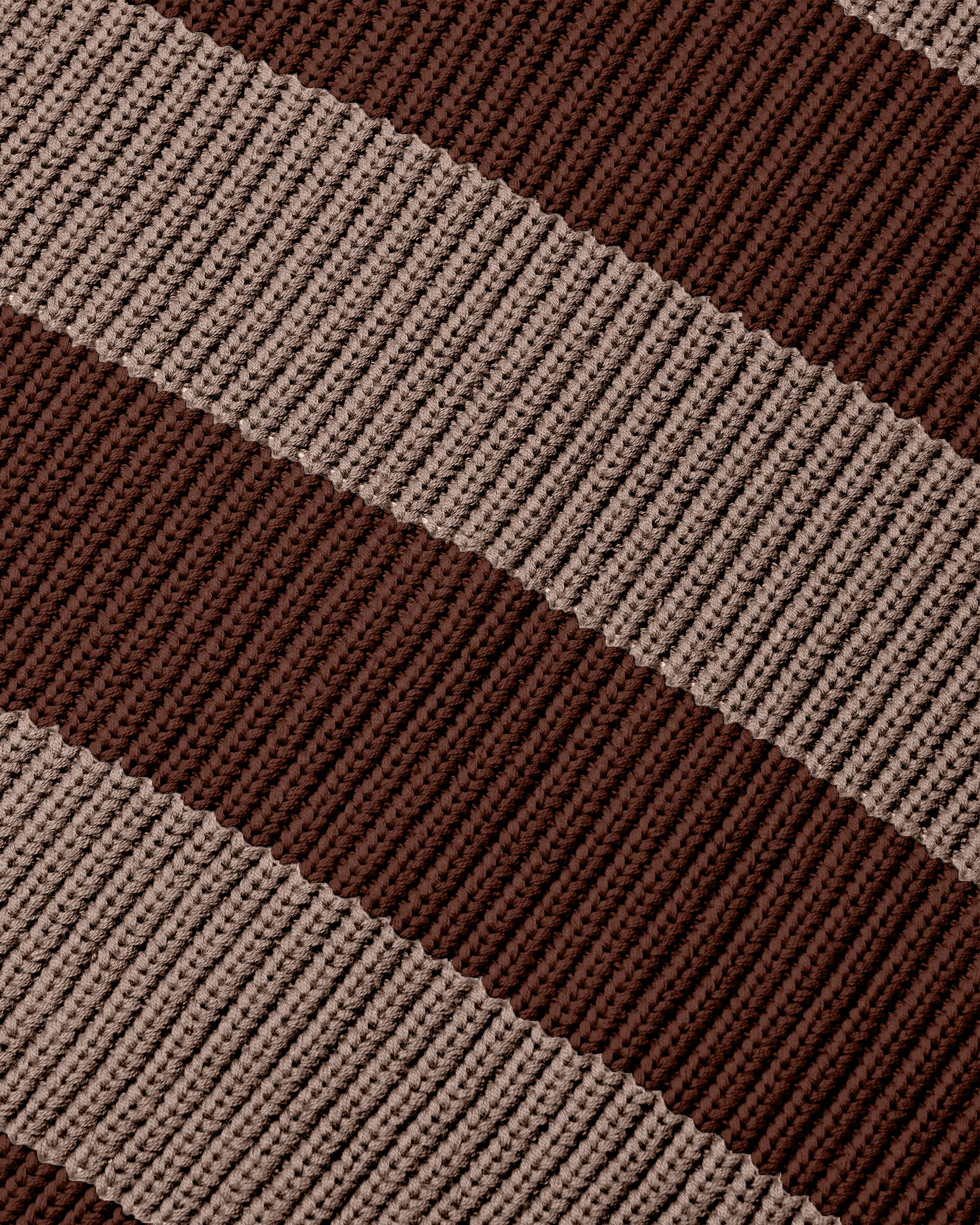Stripe Fisherman Sweater - Walnut/Mocha - Image 4