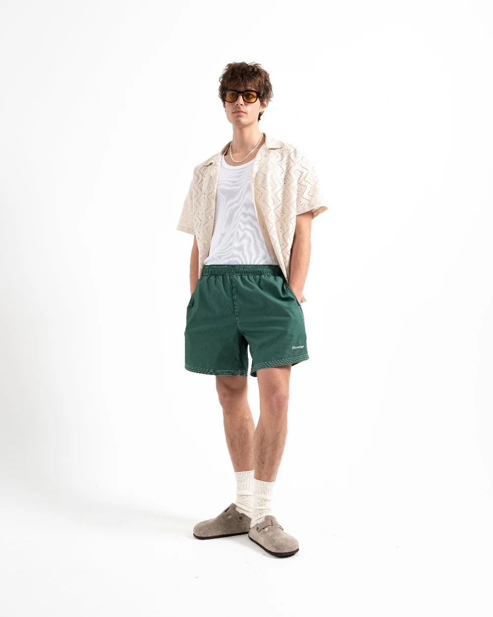 Swim Short - Forest Green - Image 3