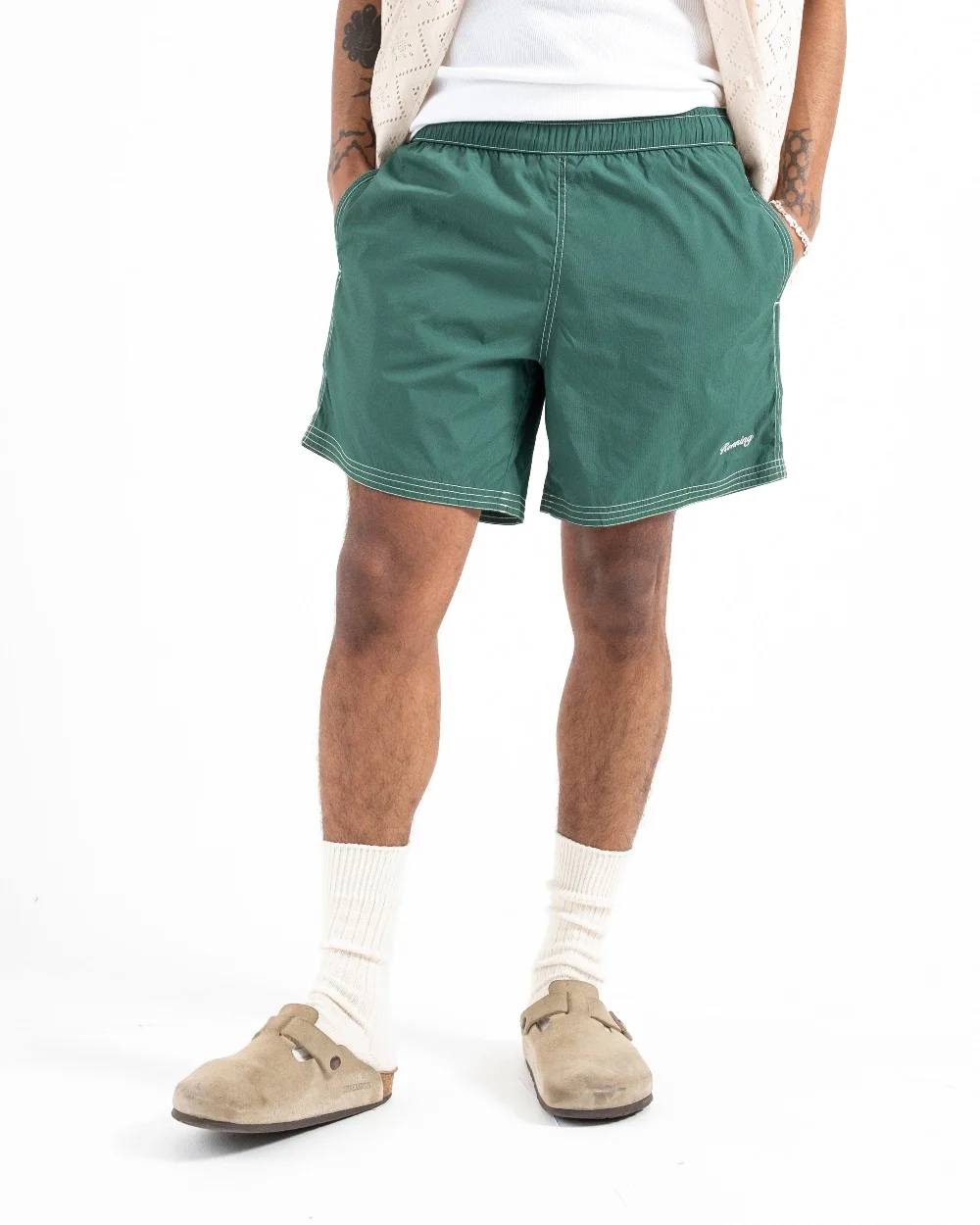 Swim Short - Forest Green - Image 4