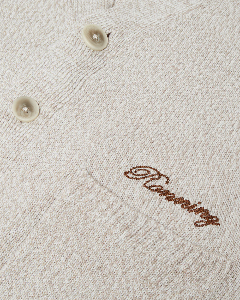 Twist Cardigan - Oatmeal - Image 4