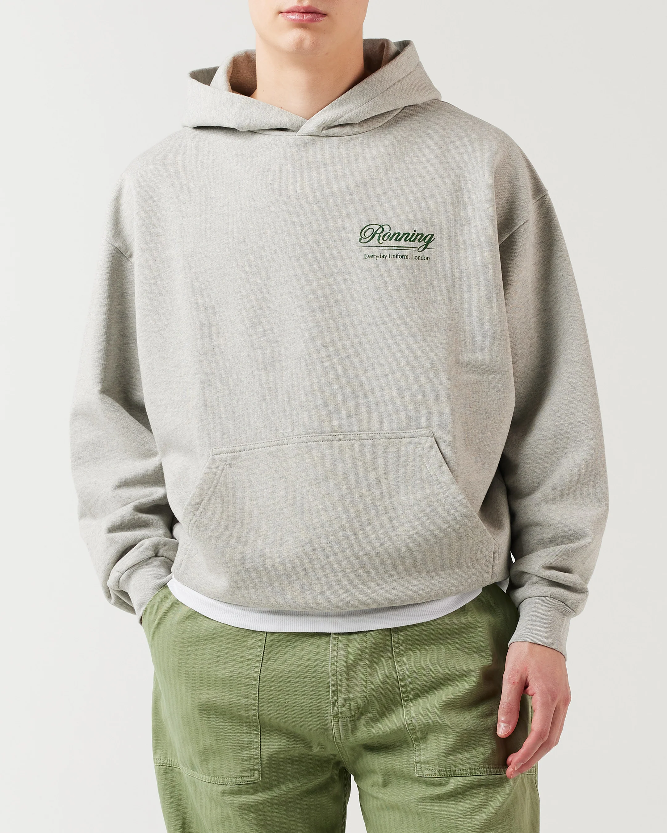 Uniform Hoodie - Heather Grey - Image 3
