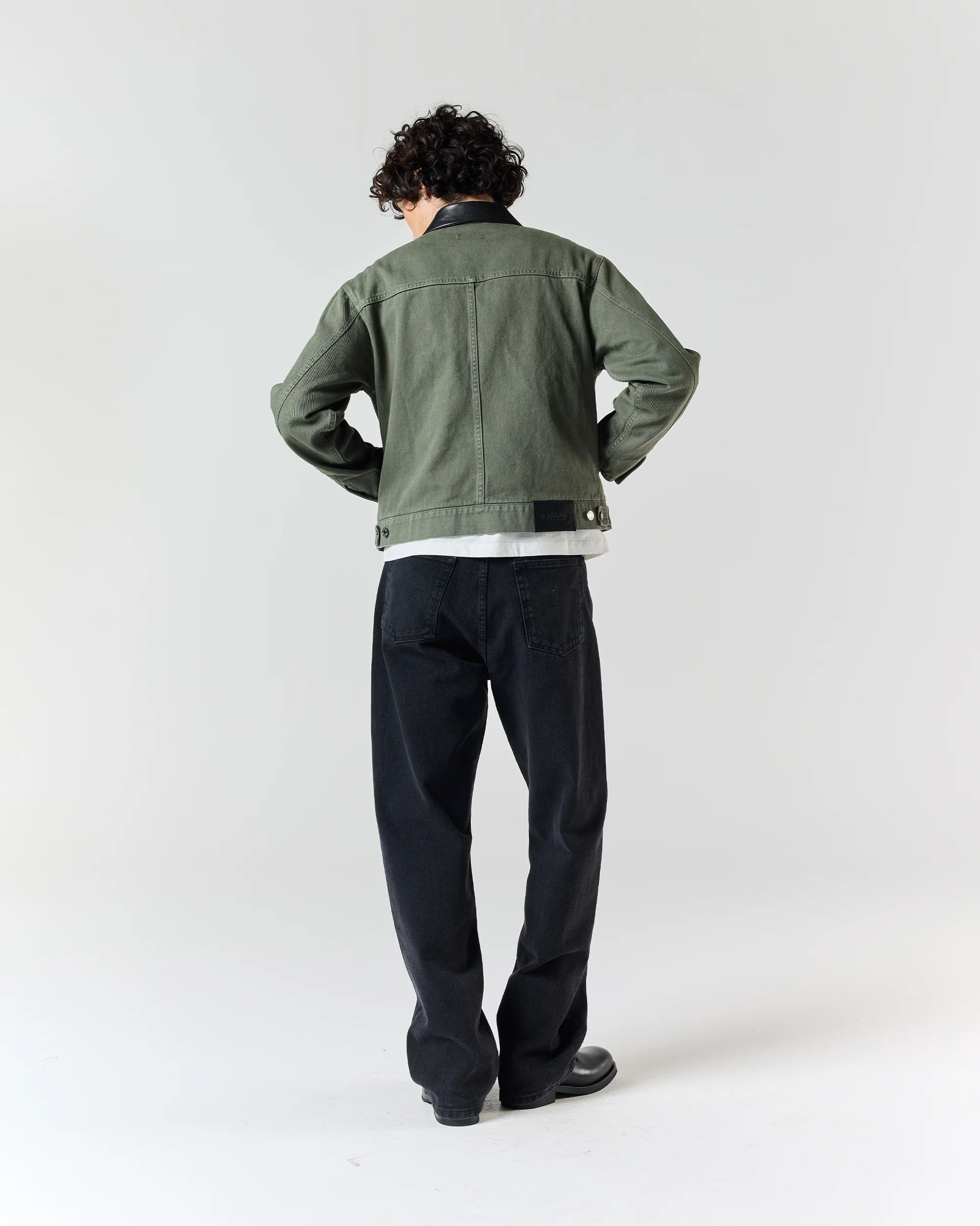 Utility Fireman Jacket - Olive Green - Image 4