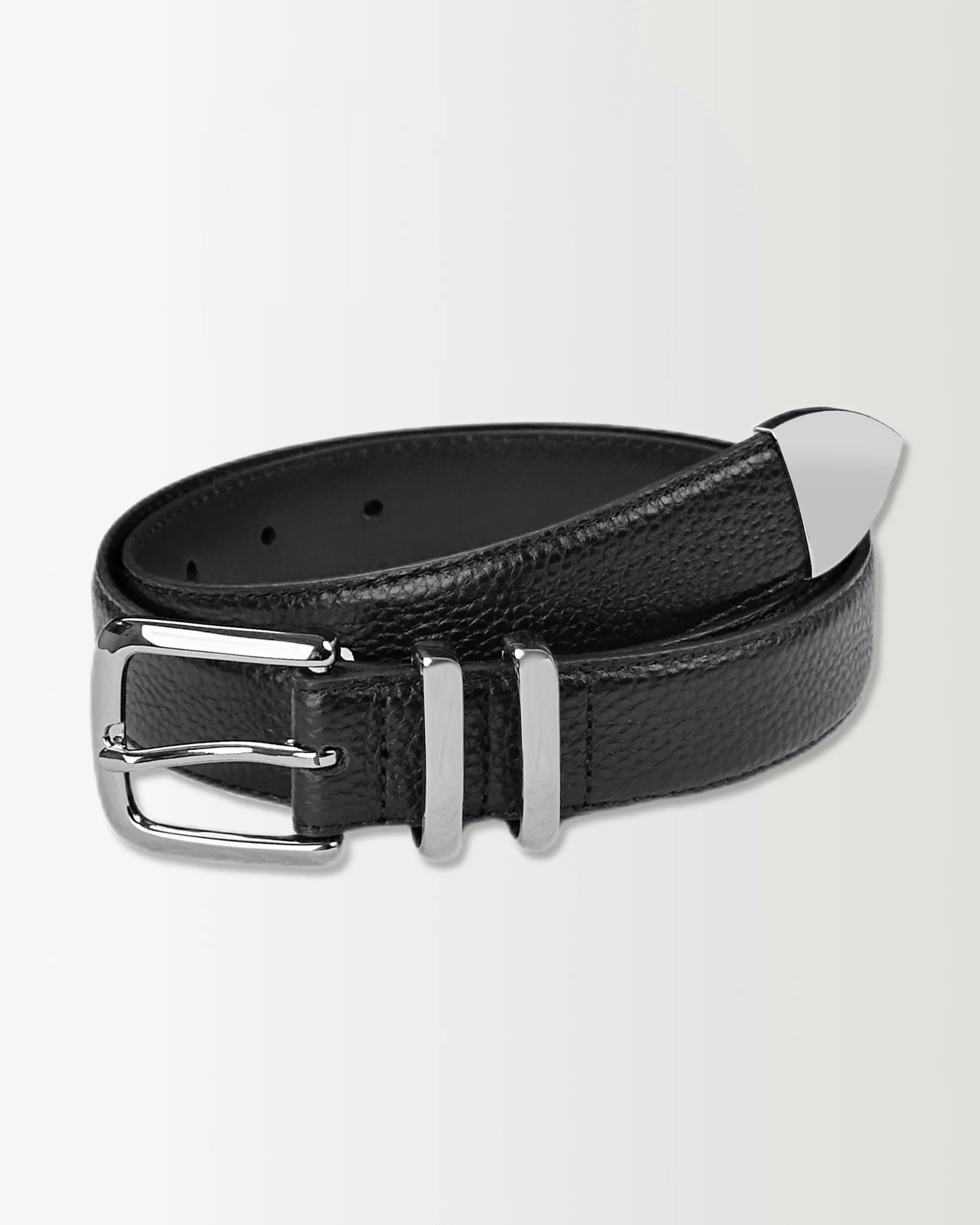 Western Belt - Black Leather - Image 3