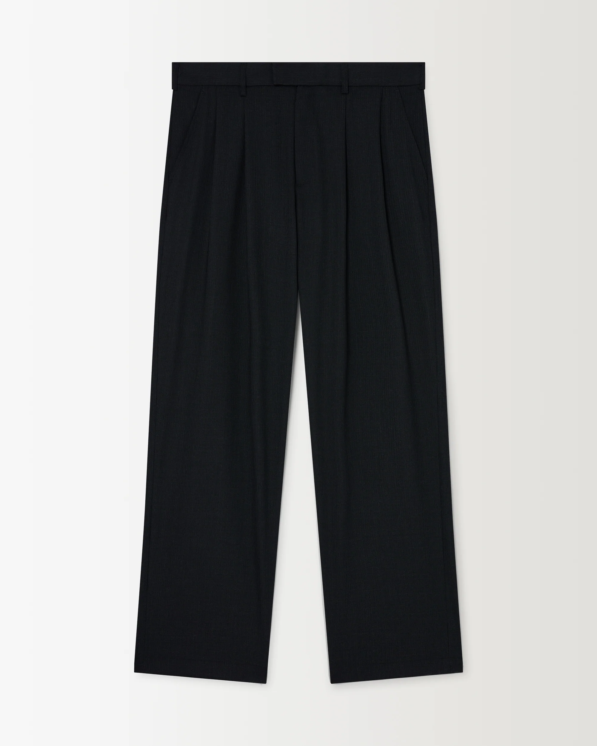 Pleated Pant - Black - Image 4